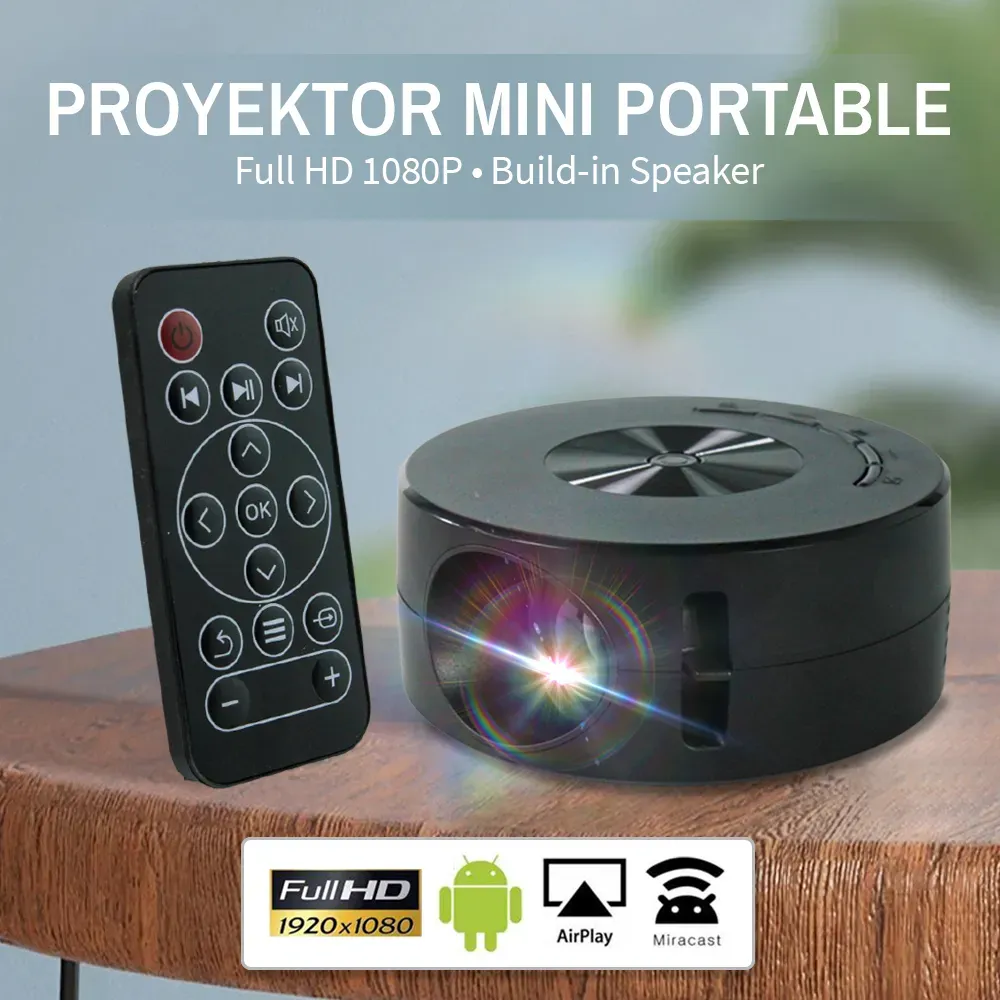 Luxuglow Proyektor Mini Portable LCD 1080P - YT200
