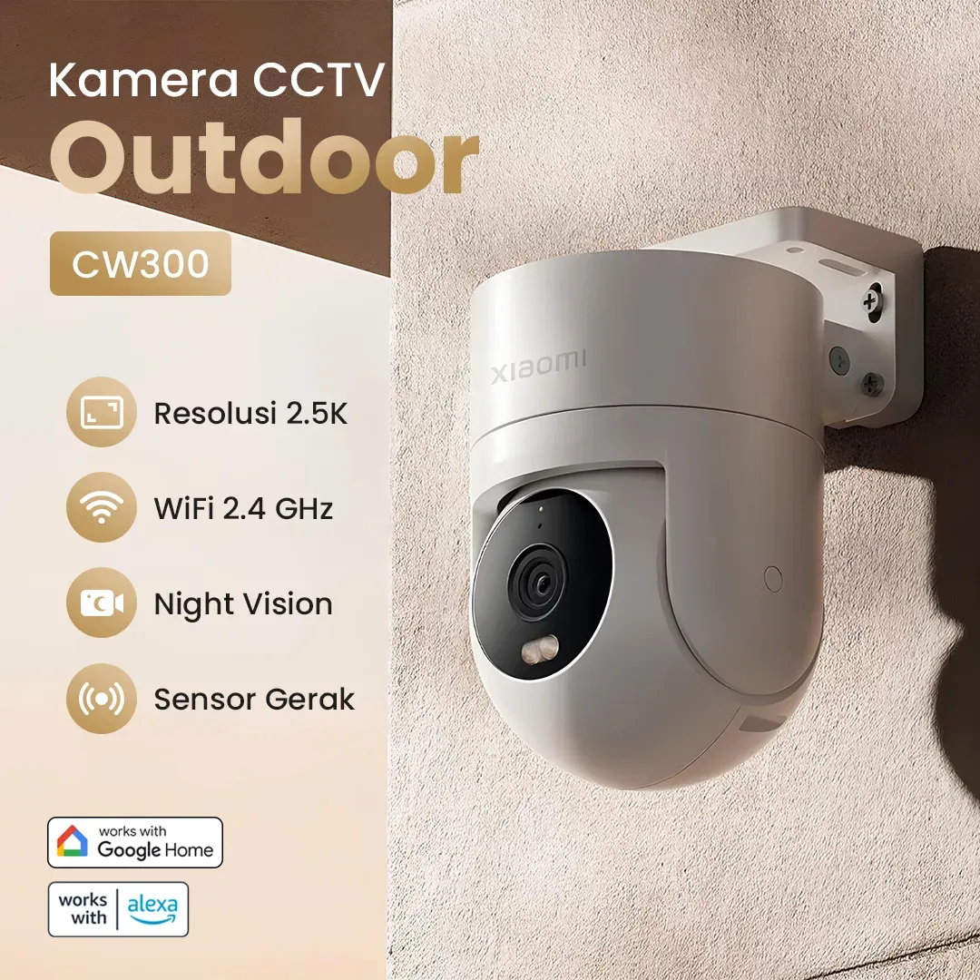 Xiaomi Kamera CCTV Outdoor 2.5K 4MP IP66 - CW300