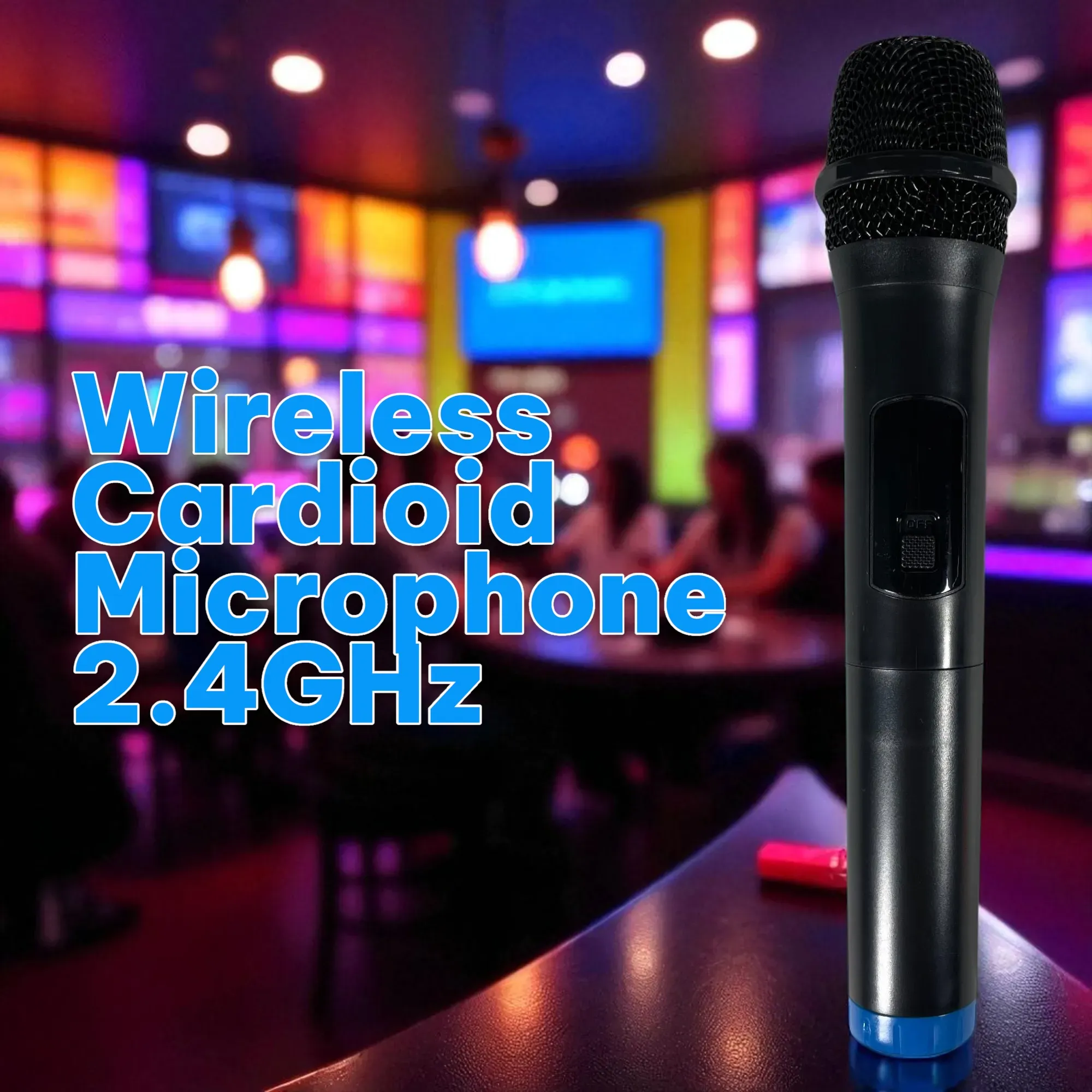 FMA Mikrofon Karaoke Wireless Cardioid 2.4GHz 800mAh - RI-28