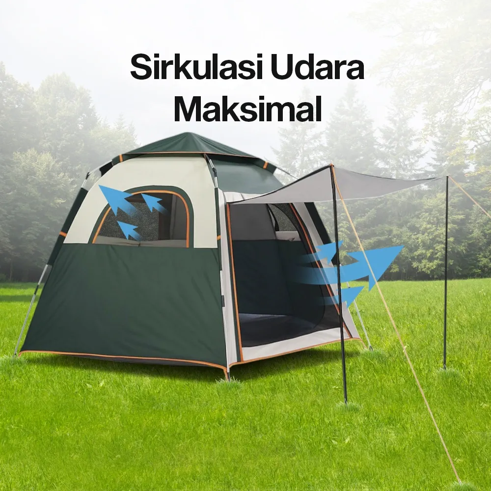 Rekomendasi Tenda Camping Tahan Air dan Luas