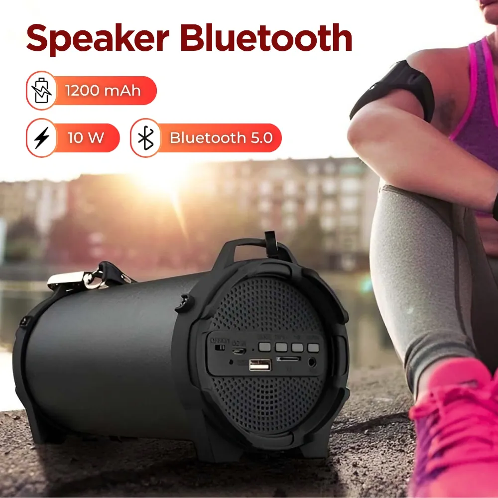 Smalody Speaker Bluetooth Boombox Outdoor FM Radio - SL-10