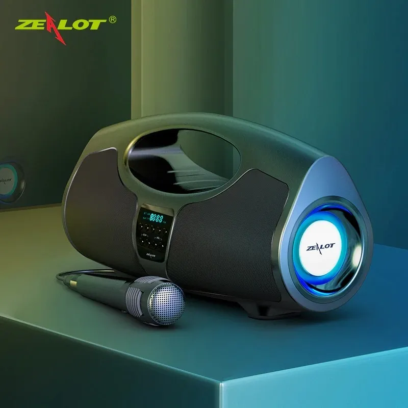 ZEALOT Speaker Bluetooth Powerful Boombox with Mic - P1