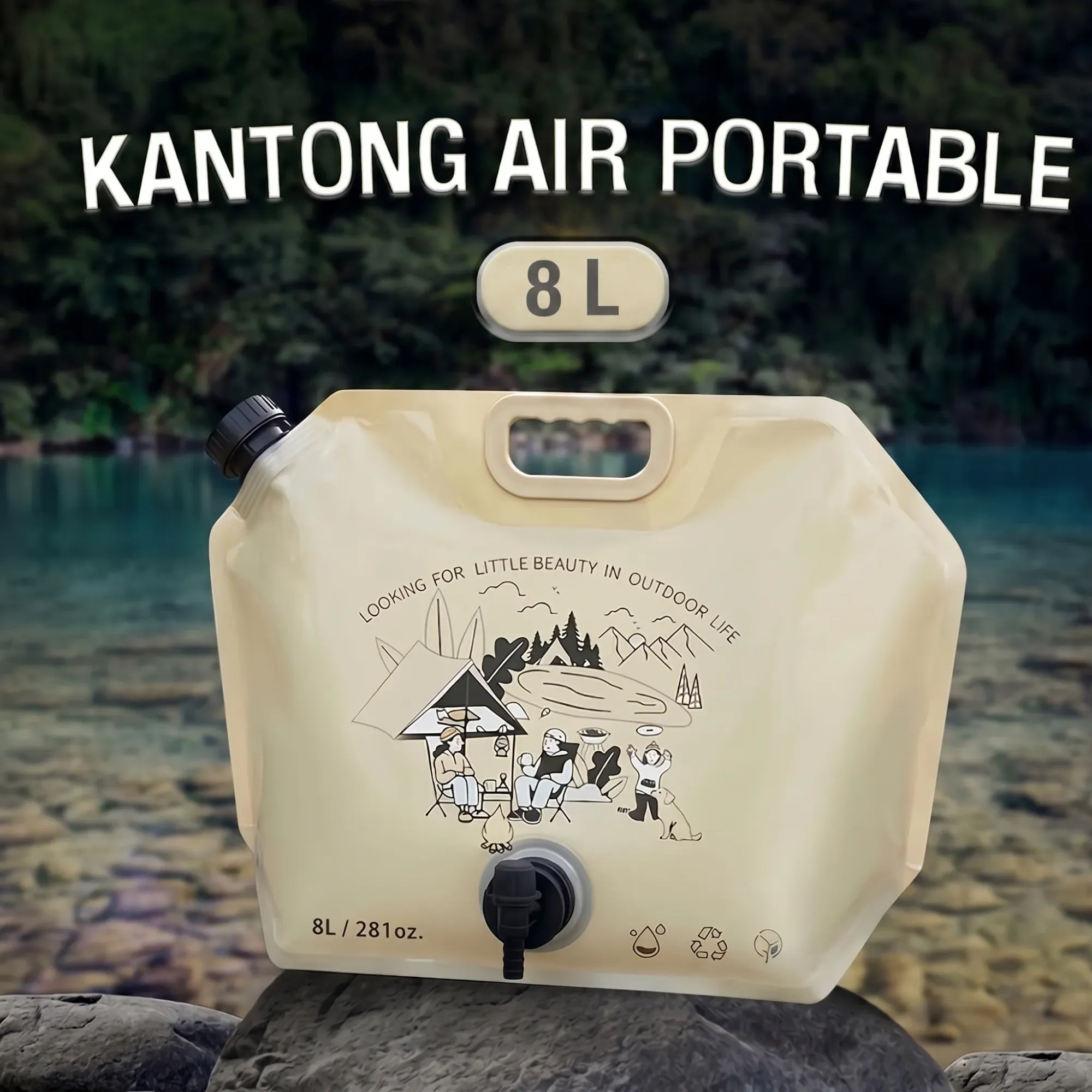 WATORU Kantong Air Minum Lipat Multifungsi 8L - SD-8
