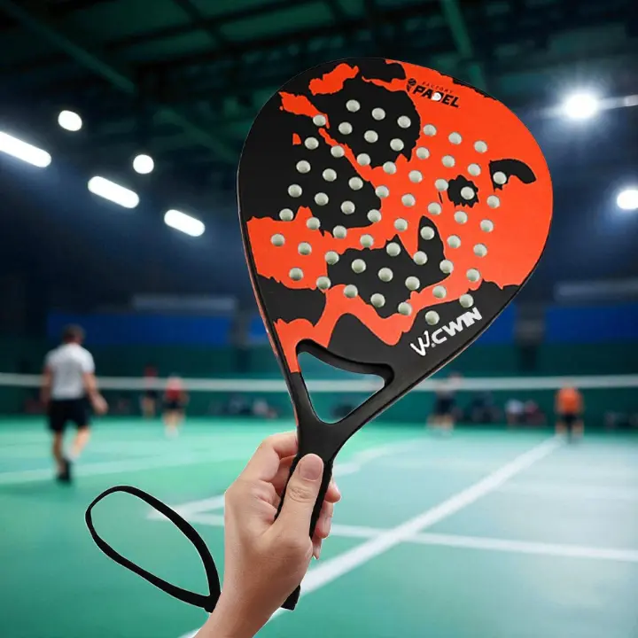 CWIN Raket Padel Teardrop Carbon Glass Fiber 360g - 4003