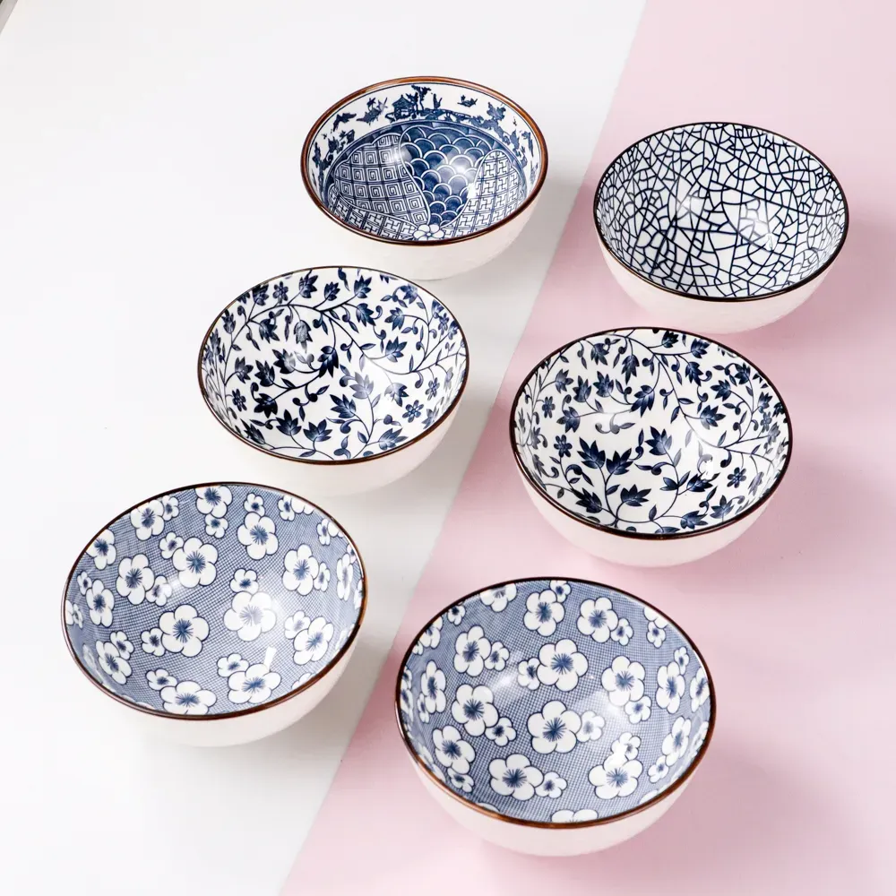Yurang Mangkuk Keramik Bowl Japanese Style 6 PCS - TY-747