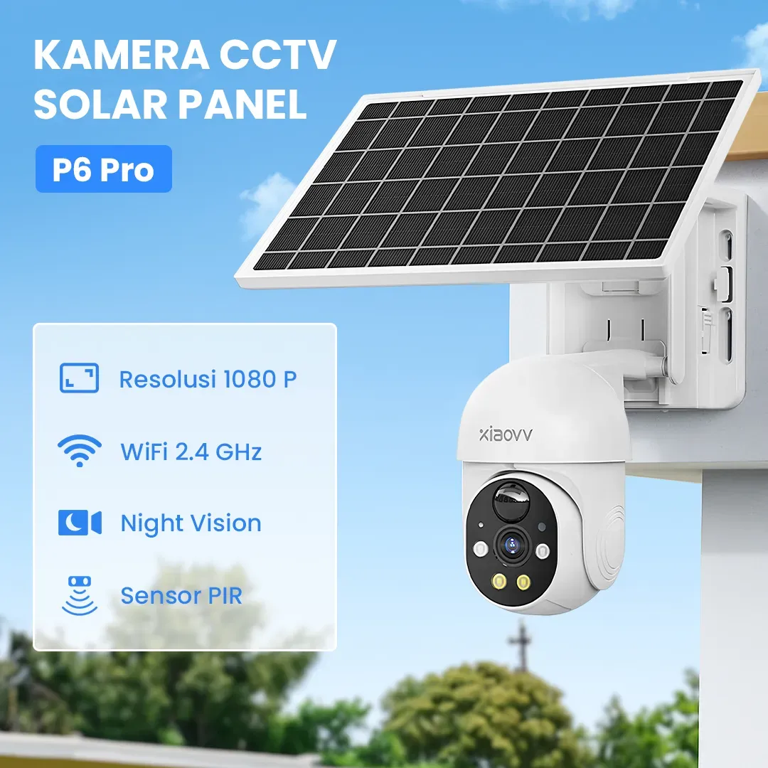 Xiaovv CCTV Tenaga Surya IP65 - XVV-1120S-P6 Pro