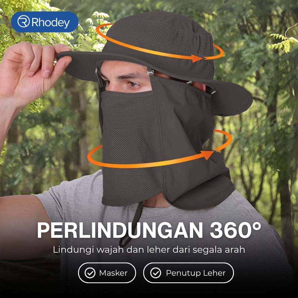 Rhodey Topi Mancing Outdoor Anti UV - GL001